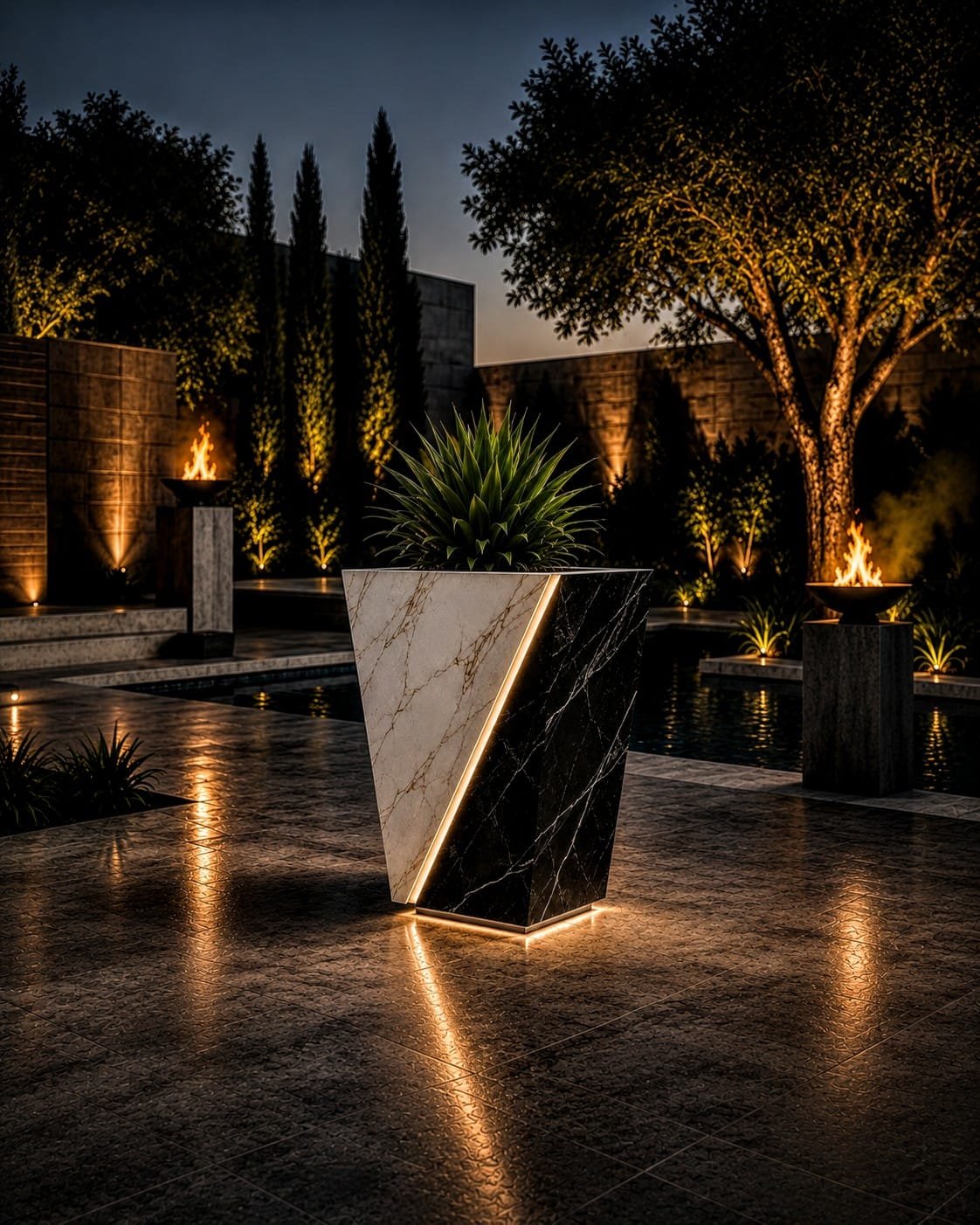 SHARD luxury ceramic vase